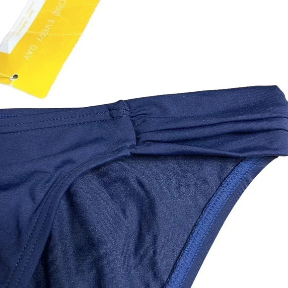 LOLE bottom bathing suit . Women medium. Pleats  , metal logo , NWT , older tags - Picture 3 of 10